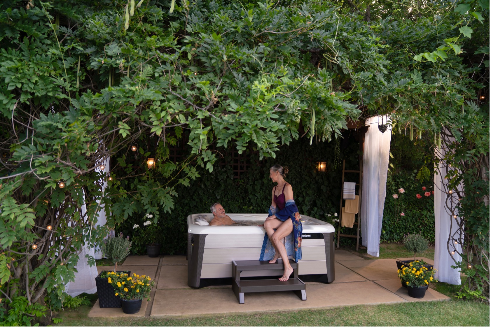 Turn Your Spa Area Into a Tropical Paradise